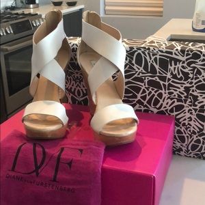 Diane Von Furstenberg Opal sandals.  Size 10